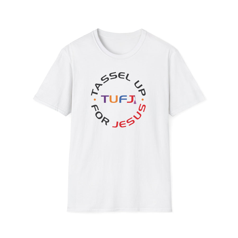 Tassel Up for Jesus logo Unisex Softstyle T-Shirt