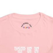 TUFJ White Letter Toddler Short Sleeve Tee